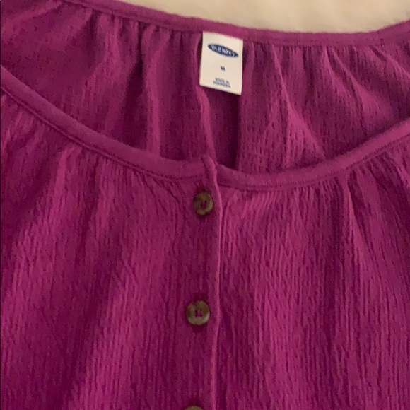 OLD NAVY || Purple Blouse BNWT - Picture 2 of 4
